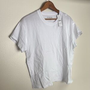 J.Crew Women’s Feather jersey cropped T-shirt